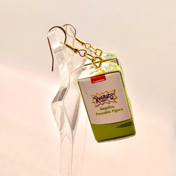 Angelica Pickles Earrings -Mini Brands Earrings - Rugrats Y2K Earrings - Picture 7 of 9
